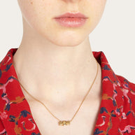 Ferragamo Vara Necklace Golden