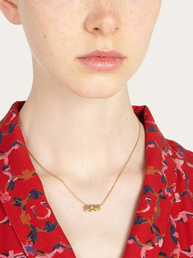 Ferragamo Vara Necklace Golden