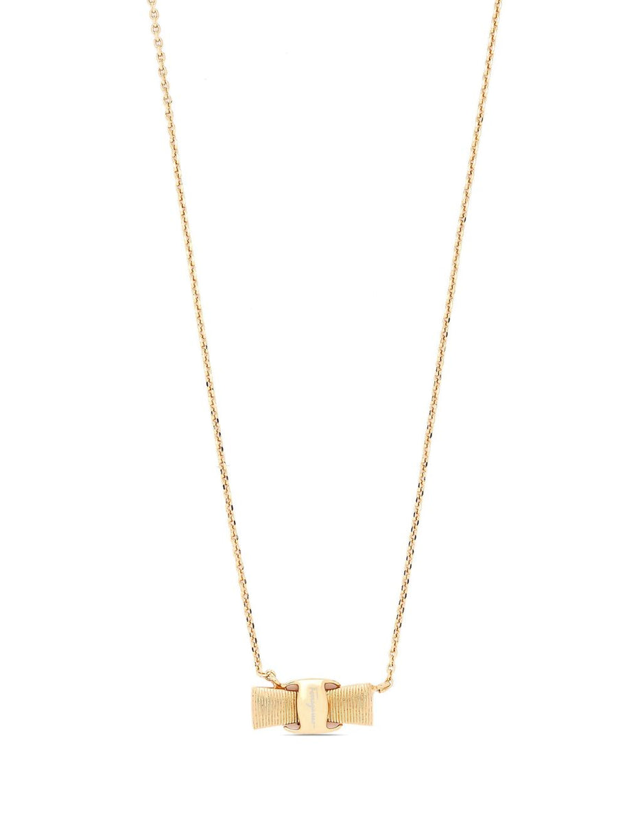 Ferragamo Vara Necklace Golden