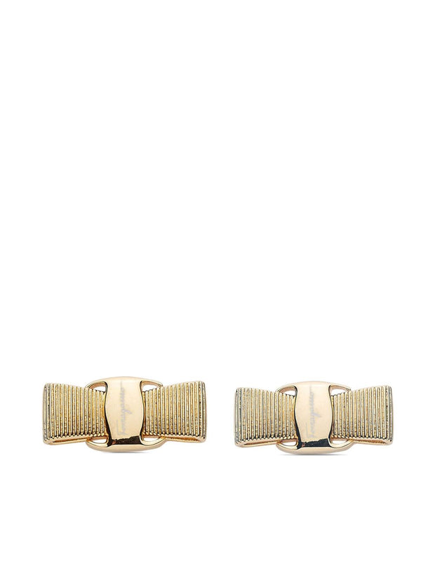 Ferragamo Vara Earrings Golden