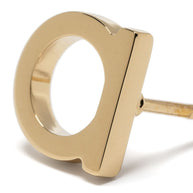 Ferragamo Gancini Earrings Golden