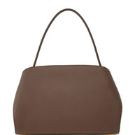 Ferragamo Hug small leather tote Dove Grey