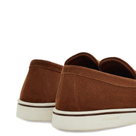 Ferragamo Leather Loafers Brown