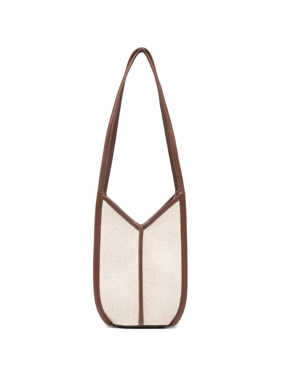 HEREU Calella Canvas Bucket Bag Ivory