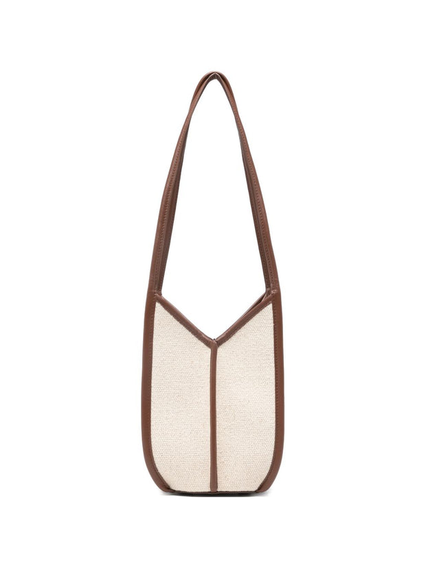HEREU Calella Canvas Bucket Bag Ivory