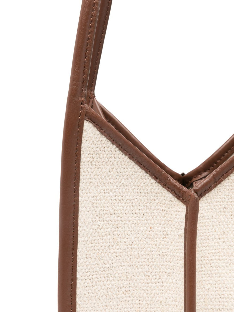 HEREU Calella Canvas Bucket Bag Ivory