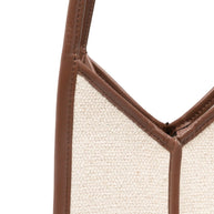 HEREU Calella Canvas Bucket Bag Ivory