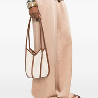 HEREU Calella Canvas Bucket Bag Ivory