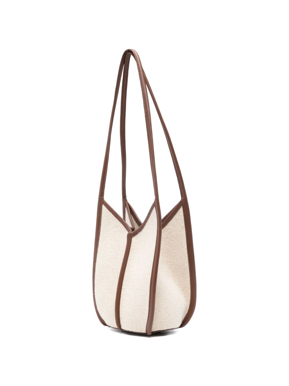 HEREU Calella Canvas Bucket Bag Ivory