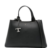 Tod's Small Leather Tote Bag Black