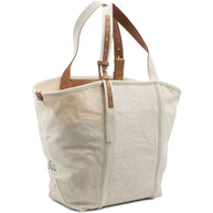 Golden Goose Canvas Tote Bag Beige