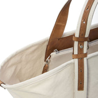 Golden Goose Canvas Tote Bag Beige
