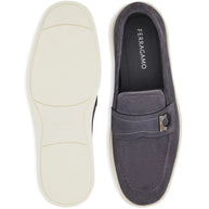 Ferragamo Leather Loafers Beige