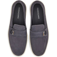 Ferragamo Leather Loafers Beige