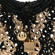 JACQUEMUS Le Petit Rond Spiaggia Handbag Black