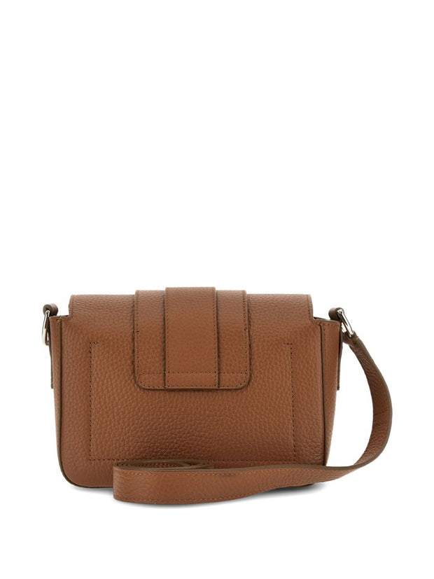 Hogan Leather Crossbody Bag Brown