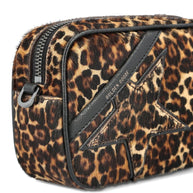 Golden Goose Star Mini Leather Crossbody Bag Brown