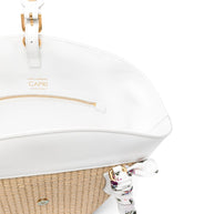 Dolce & Gabbana Capri Straw Backet Bag Beige