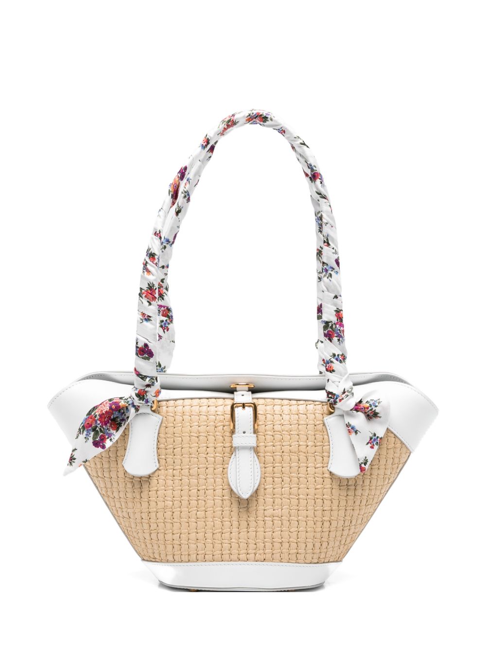 Dolce & Gabbana Capri Straw Backet Bag Beige