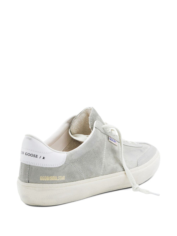 Golden Goose Soul-Star Leather Sneakers Dove Grey