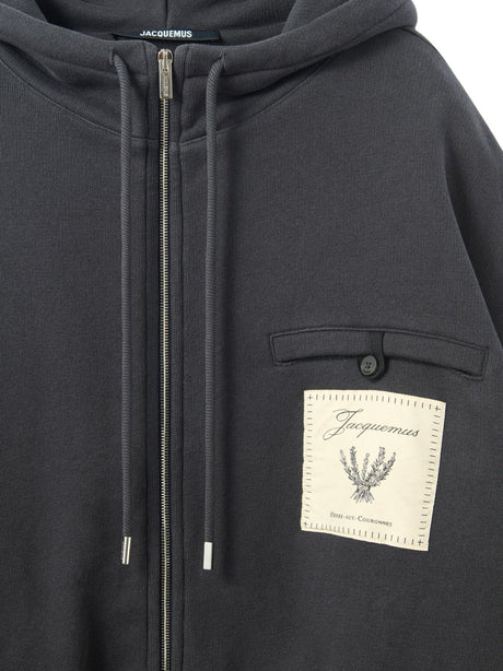JACQUEMUS Le Hoodie Torneo Blue