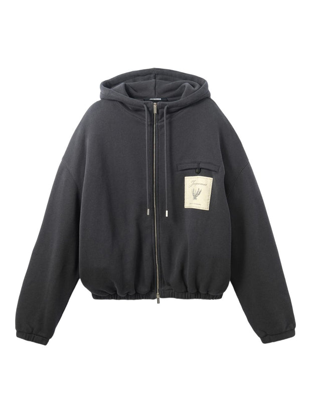 JACQUEMUS Le Hoodie Torneo Blue