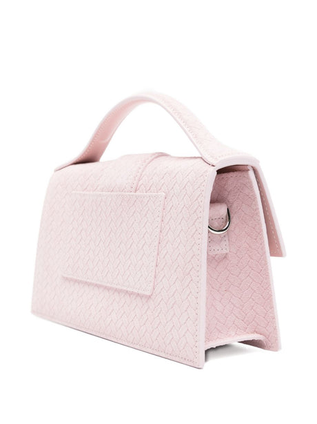 JACQUEMUS Le Grand Bambino Leather Handbag Pink
