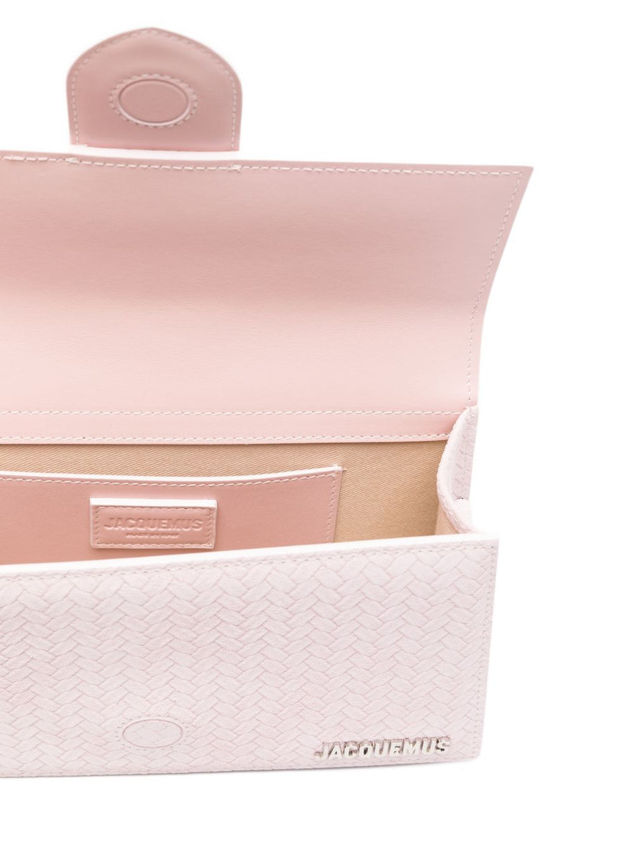 JACQUEMUS Le Grand Bambino Leather Handbag Pink