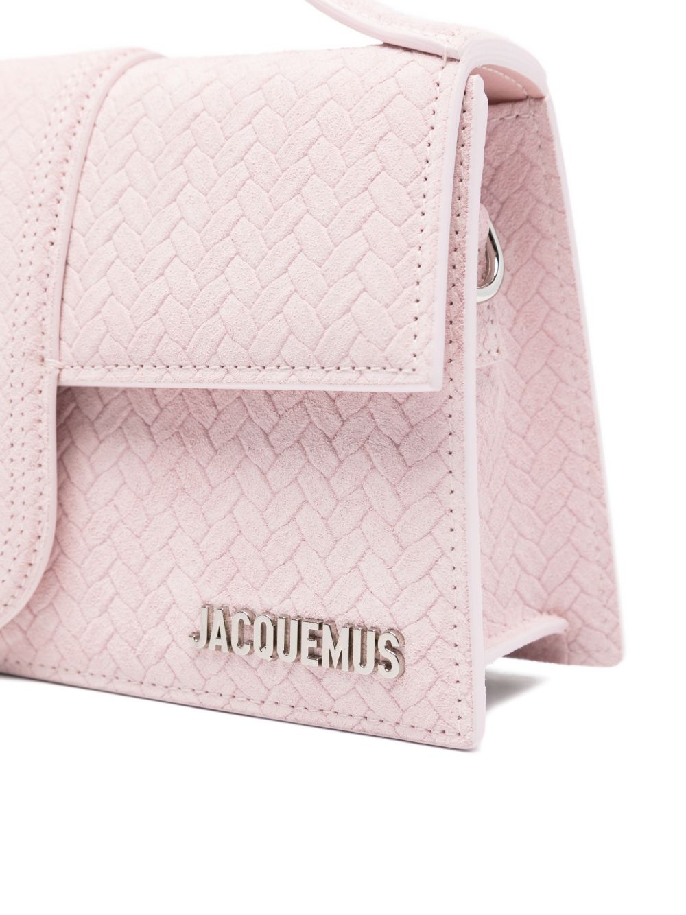 JACQUEMUS Le Grand Bambino Leather Handbag Pink