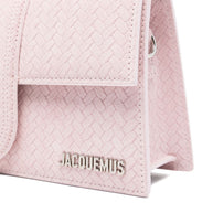 JACQUEMUS Le Grand Bambino Leather Handbag Pink