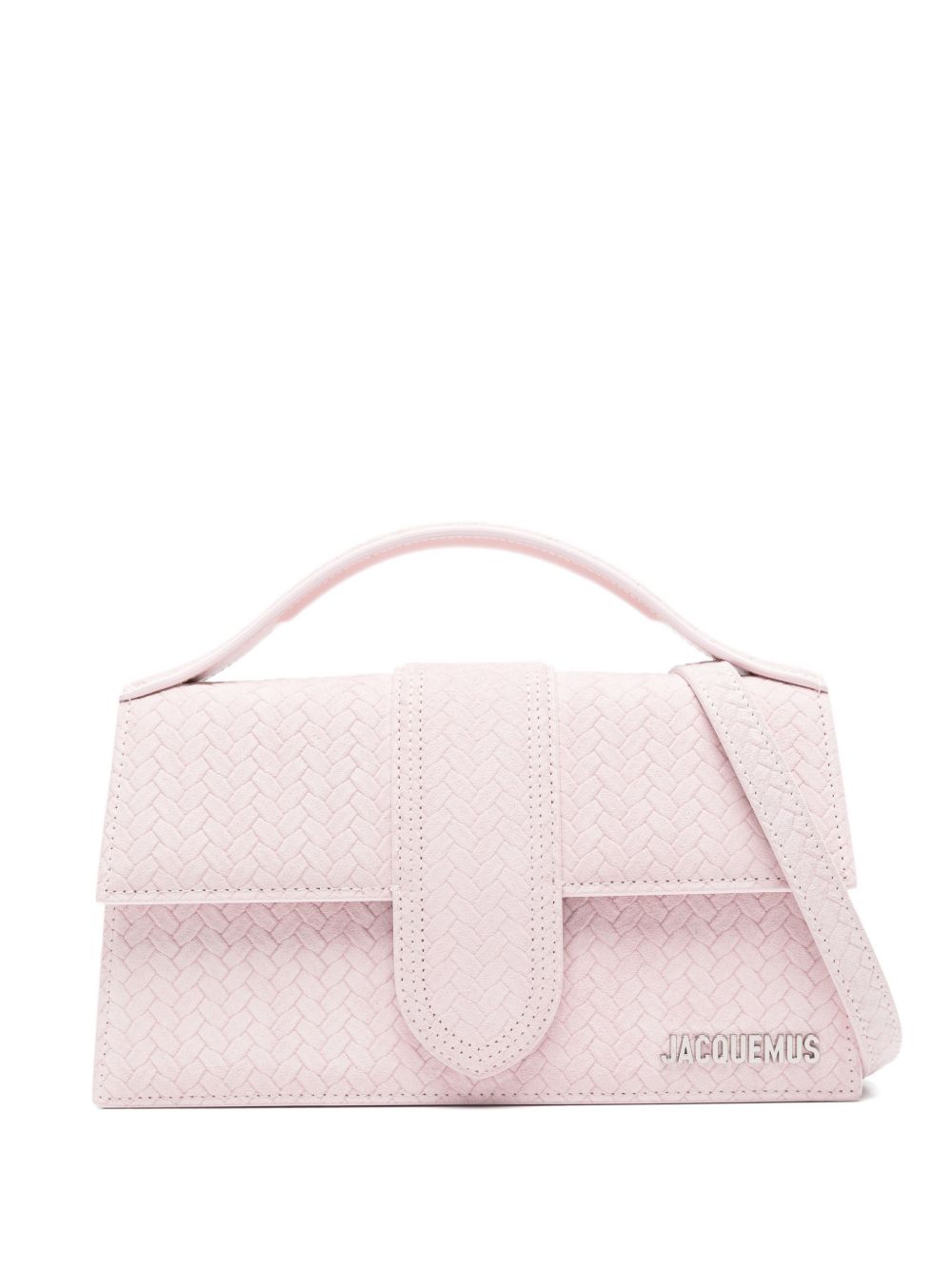 JACQUEMUS Le Grand Bambino Leather Handbag Pink