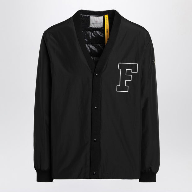 Moncler X FRGMT Anise Black Jacket In Cotton And Nylon