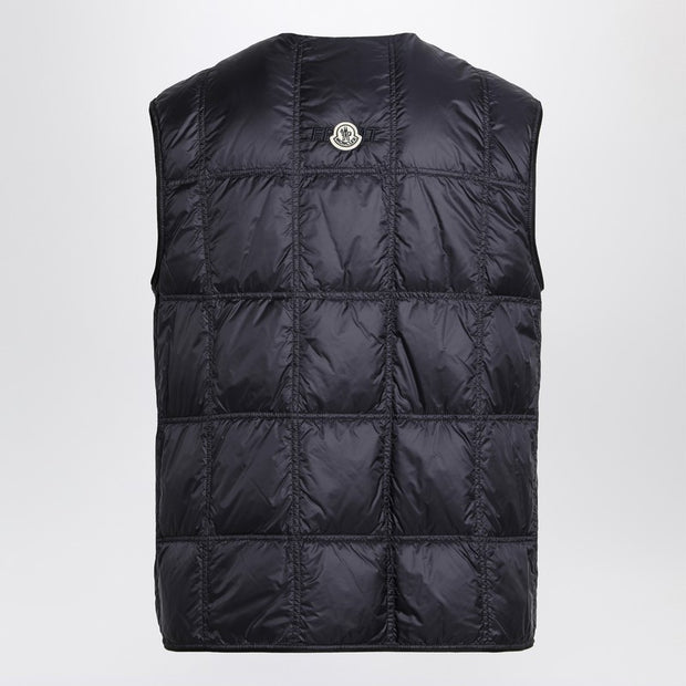 Moncler X FRGMT Vaile Blue Vest In Nylon