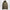 Moncler Short Zip-up Puffer In Khaki