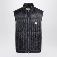 Moncler Genius Tangerine Padded Vest In Blue Nylon