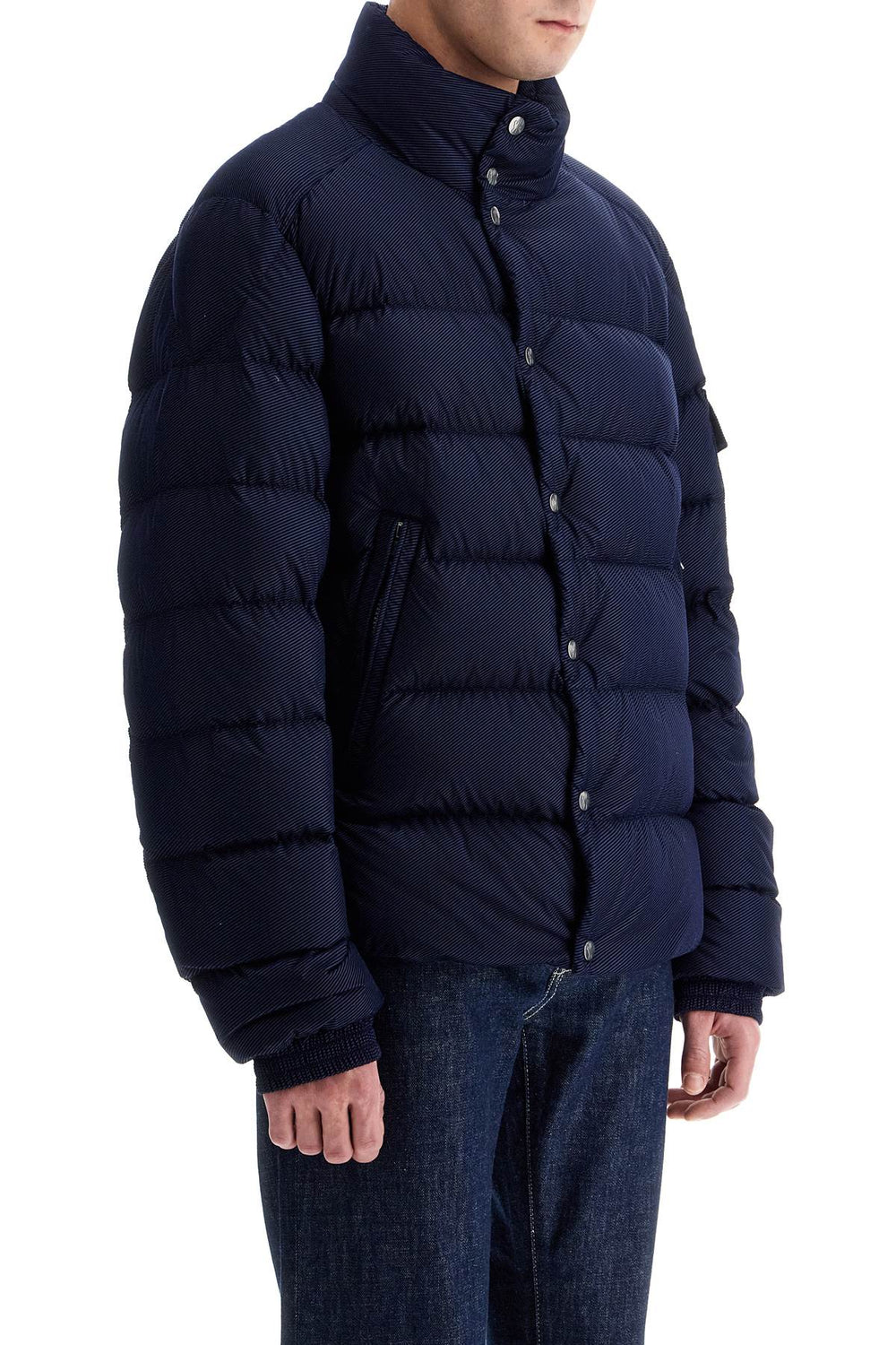 Moncler Lule Flocked Down Jacket