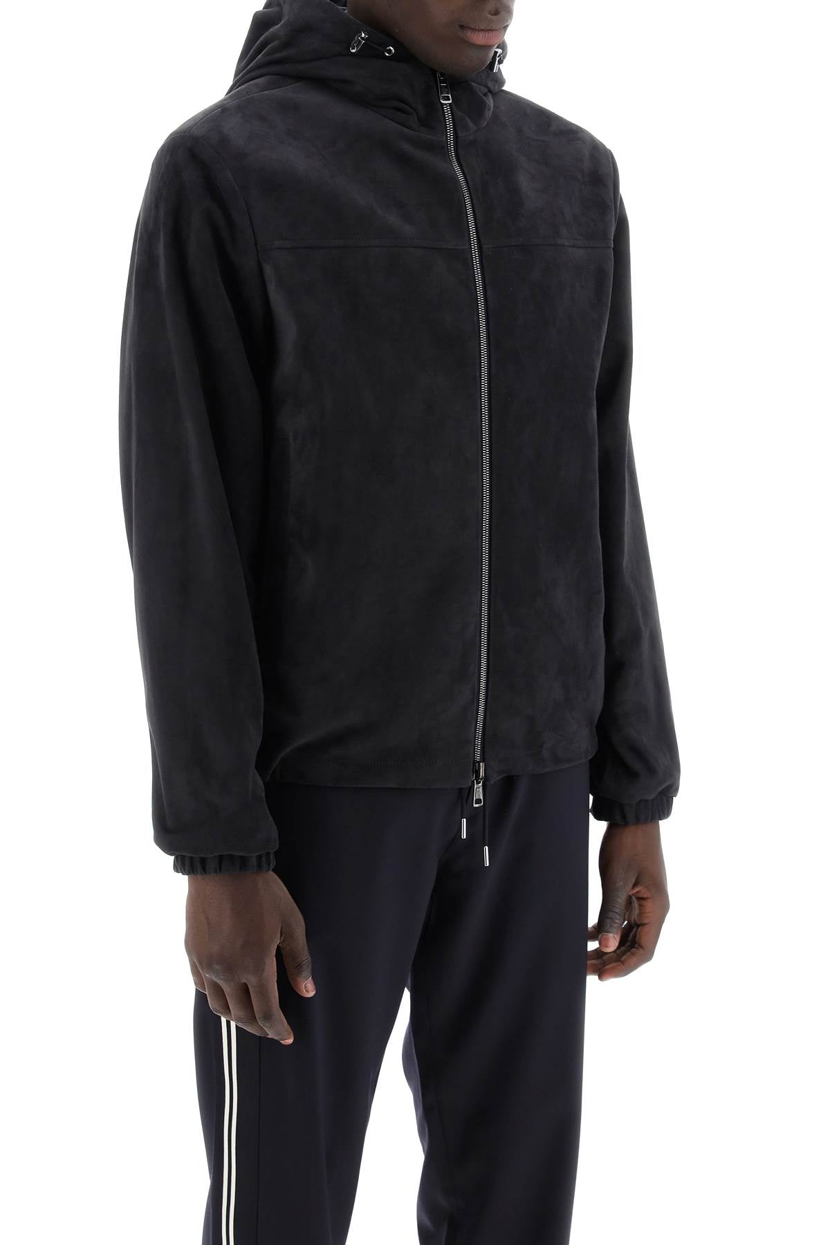 Moncler Frejus Reversible Suede Jacket