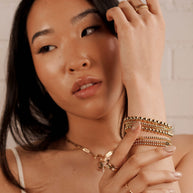 Zoe Lev Bead Bracelet Stack