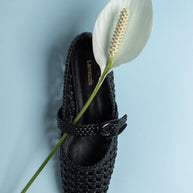Verona New Macrame In Black Leather