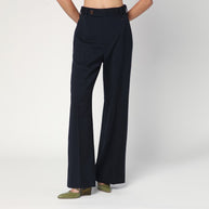 Vivienne Westwood Navy Blue Trousers In Wool