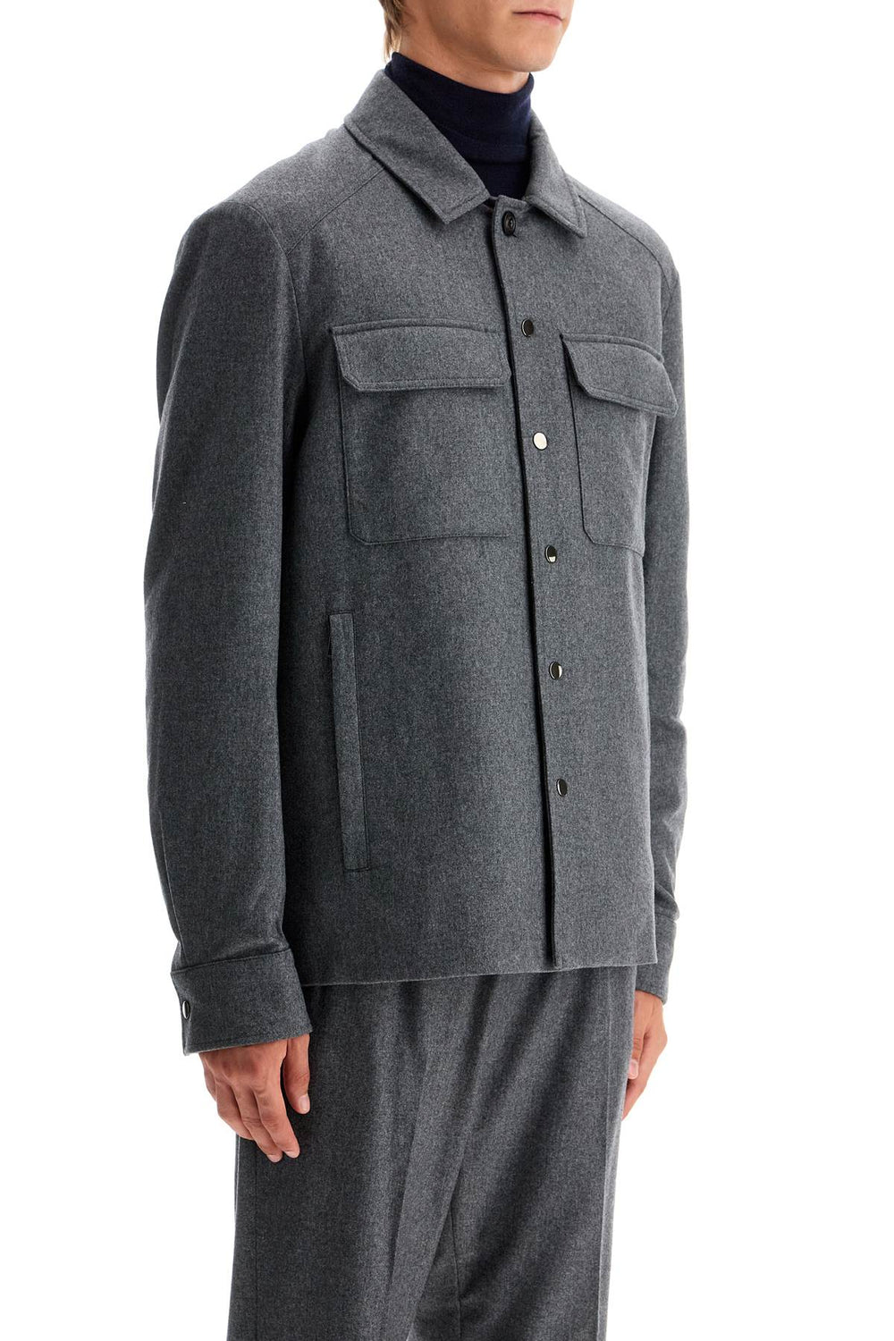 Moncler Larribet Cashmere Blend Overshirt