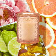 LA JOLIE MUSE Maelyn - Citrine & Pink Peony 6oz Candle