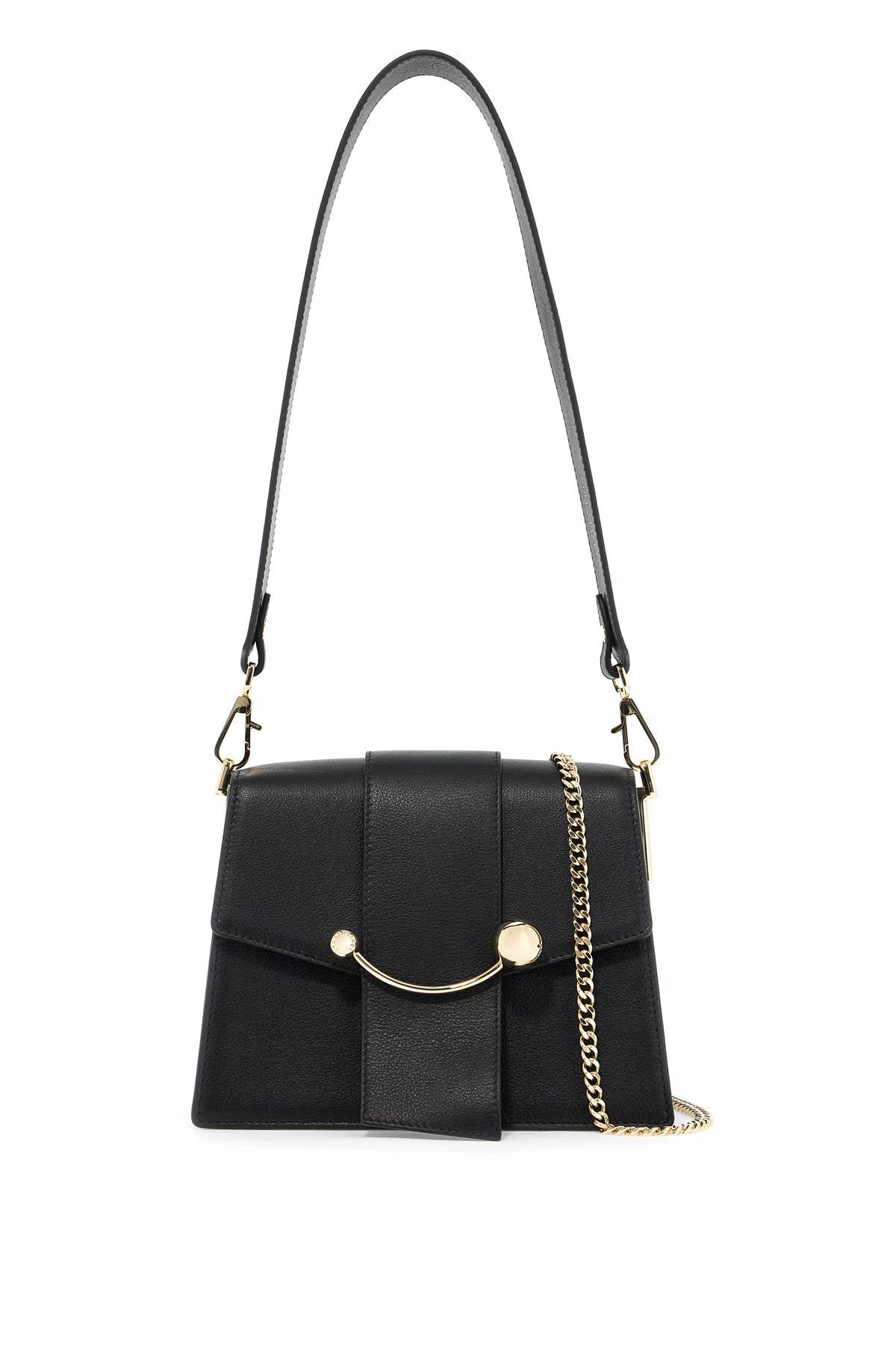 Strathberry Box Crescent Shoulder Bag