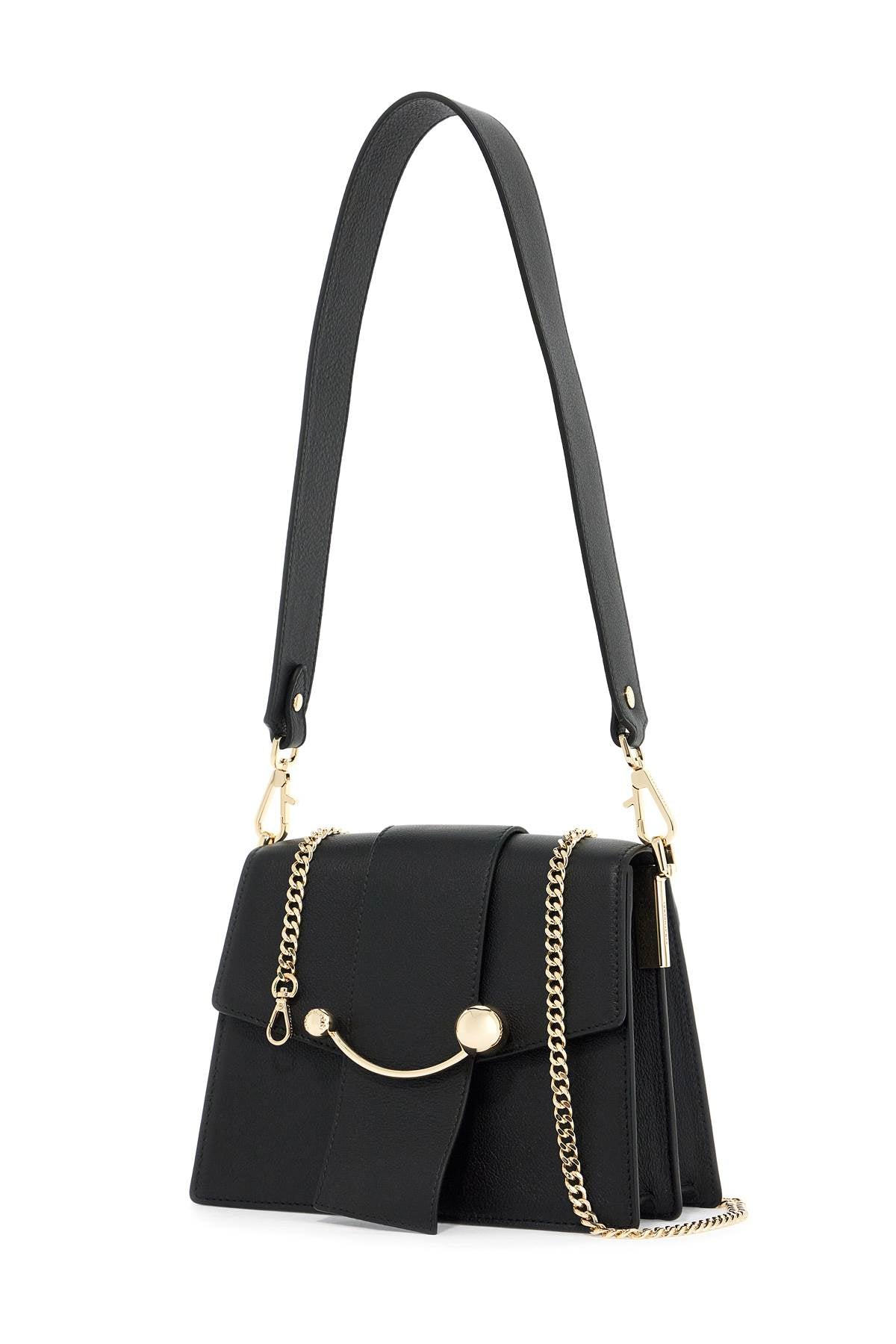 Strathberry Box Crescent Shoulder Bag