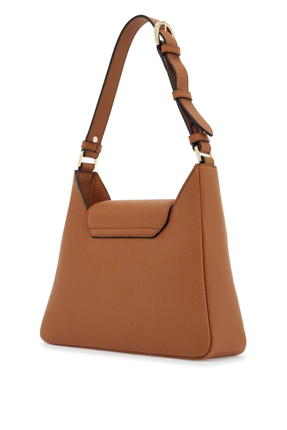 Strathberry Multrees Medium Tan Calfskin Hobo Bag