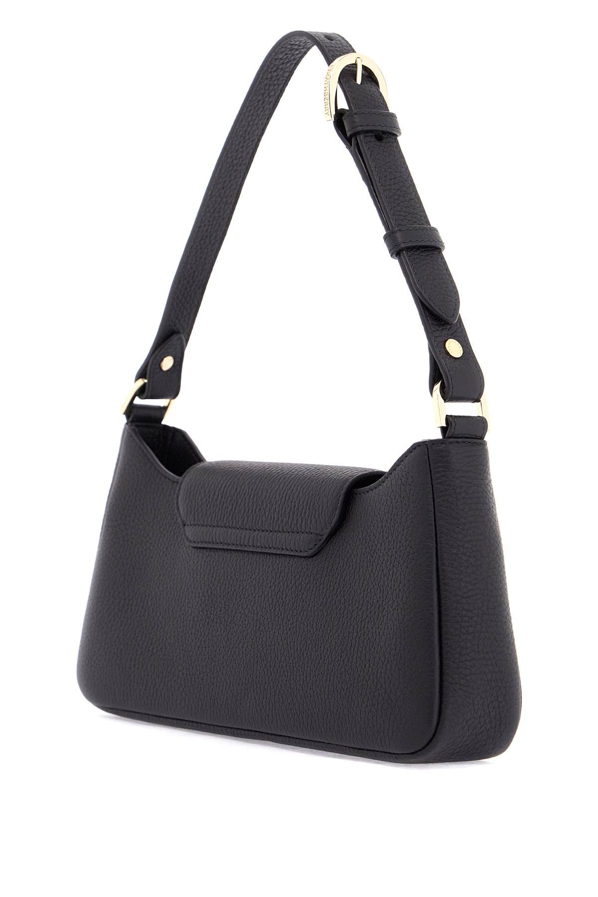 Strathberry Black Calfskin Multrees Omni Shoulder Bag