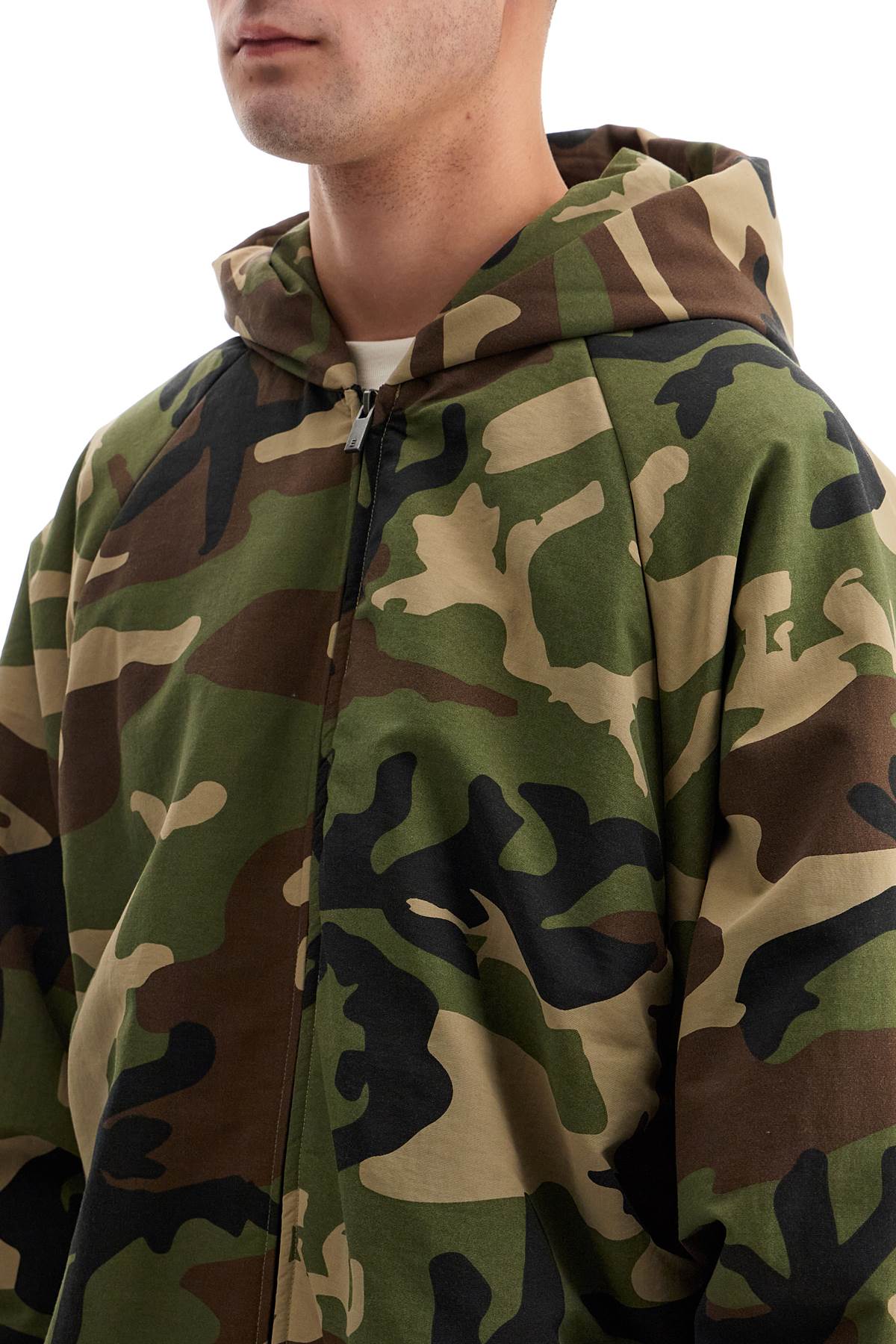 Fear Of God ESSENTIALS Camouflage Oversized Jacket