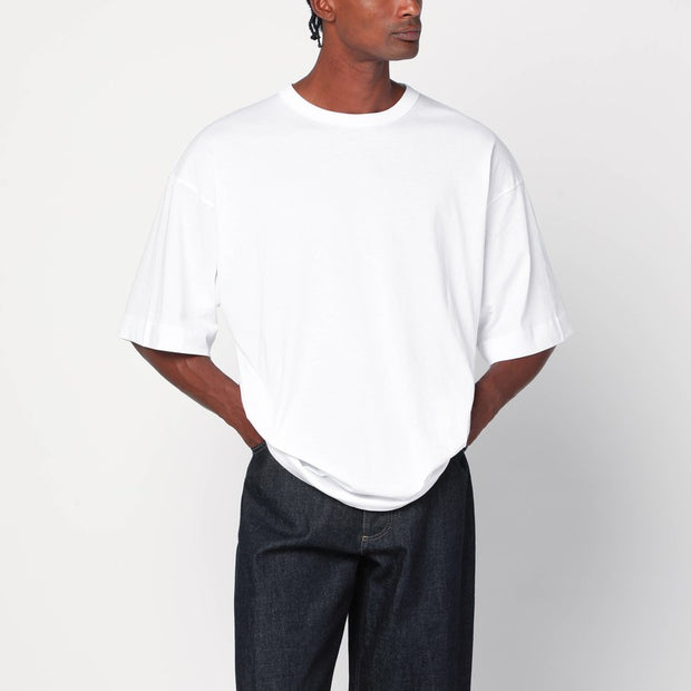 Dries Van Noten Oversized White Cotton T-shirt