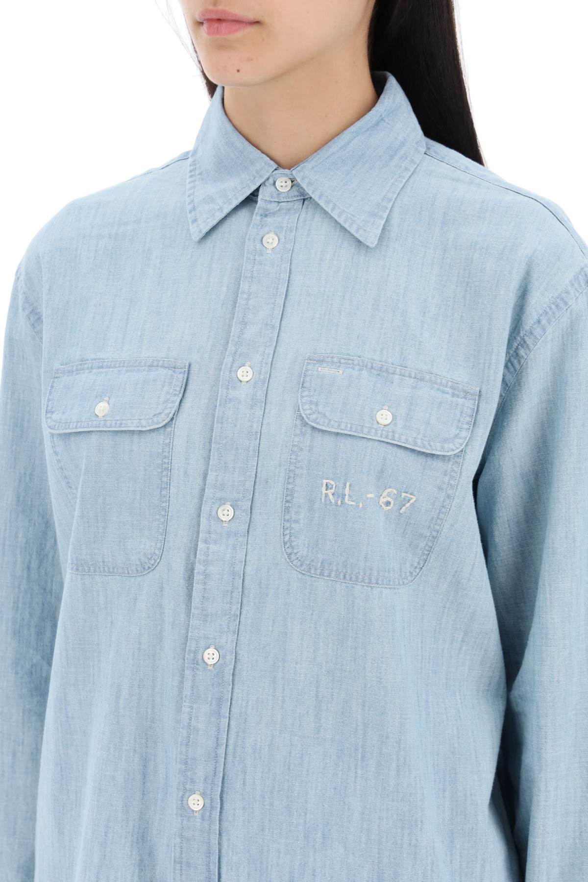 Polo Ralph Lauren Embroidered Chambray Shirt