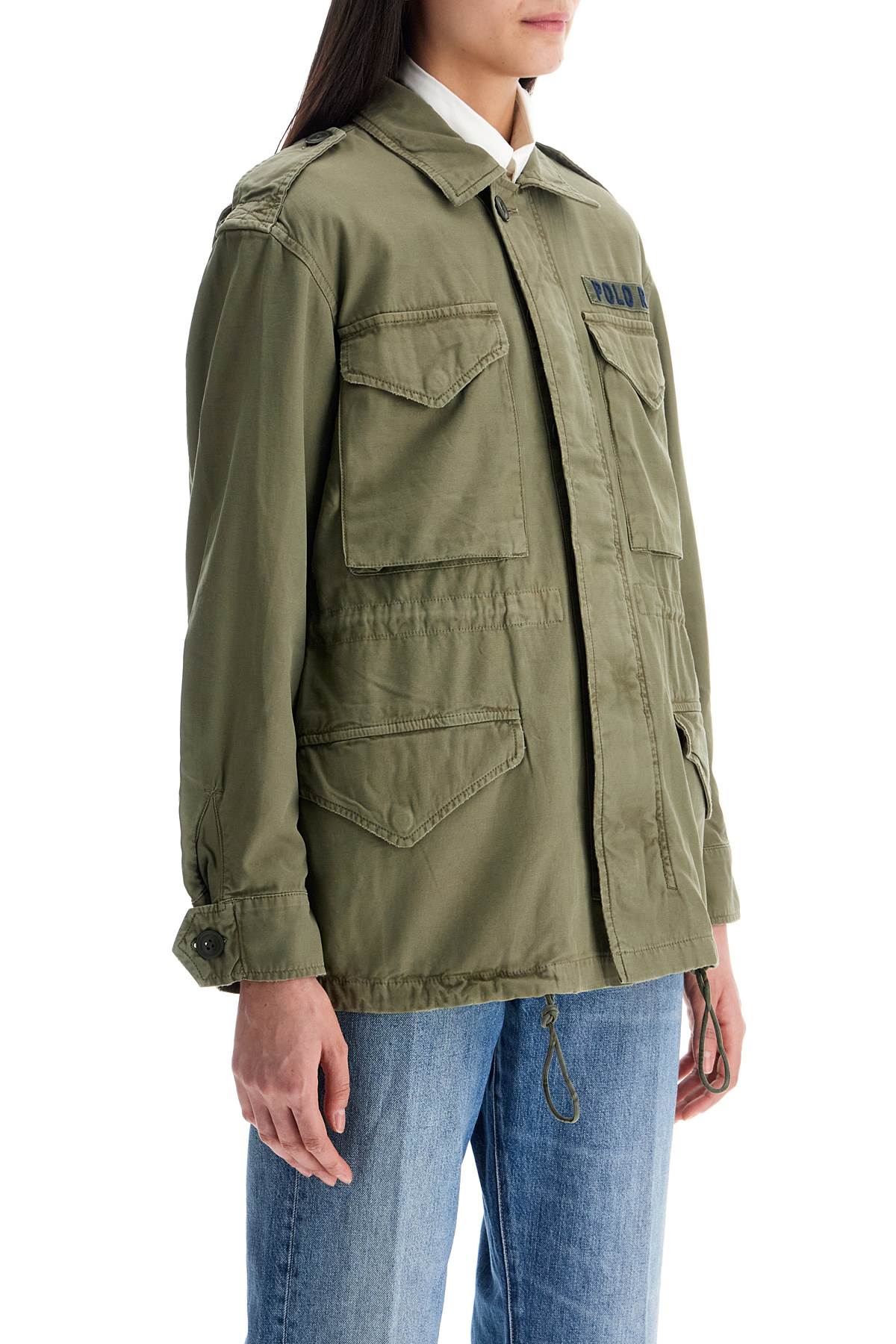 Polo Ralph Lauren Loose Olive Green M51 Jacket In Cotton